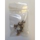 Lot de 6 boutons pression avec sa vis INOX
