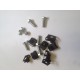 Kit fixation de la tôle protection moteur (8 agrafes Ø7mm + 8 vis Ø7mm)