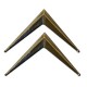 Jeu de 2 Chevrons chromés