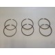 Jeu de segments pour moteur 435 cm3  Epaisseur 1,75 / 2 / 4