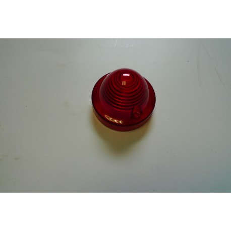 Cabochon rond ROUGE